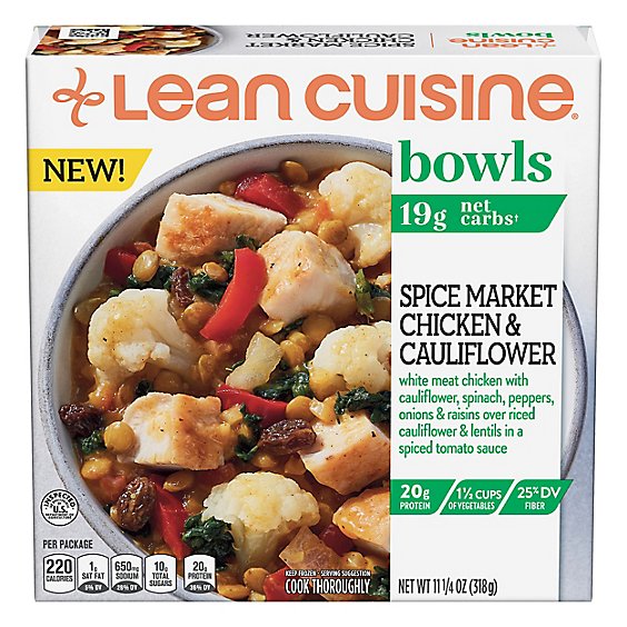Lean Cuisine Bowls Spice Market Chicken & Cauliflower - 11.25 OZ