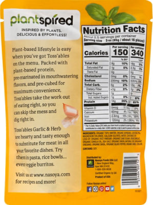 Nasoya Tossables Garlic And Herb Tofu Cubes - 7 OZ - Image 5