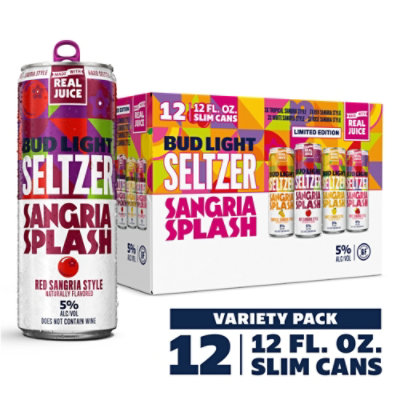 TRULY Hard Seltzer Red, White & TRU Party Pack Variety, 12 fl. oz. Can,  12pk