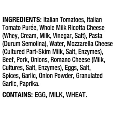 Rao's Made For Home Meat Lasagna Frozen Meal - 9 Oz - Image 3