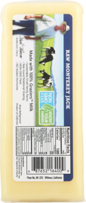 Sierra Nevada Graziers Raw Monterey Jack Cheese - 8 Oz. - Image 6