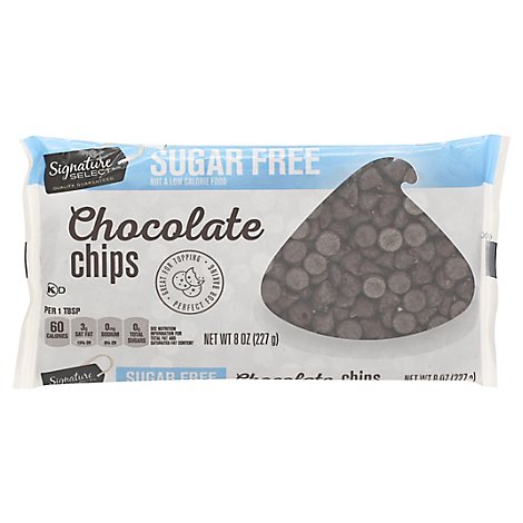 Signature Select Chocolate Chips Sugar Free - 8 OZ