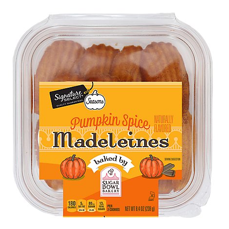 Signature Select Seasons Madeleines Pumpkin Spice - 8.4 OZ