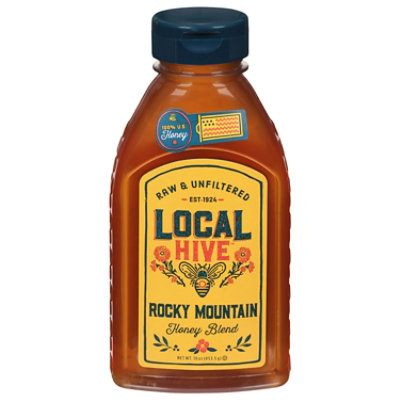 Local Hive Honey Raw & Unfiltered Rocky Mountain - 16 Oz - Image 3