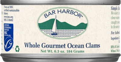 Bar Harbor Clams Whole Canned - 6.5 OZ - Image 2