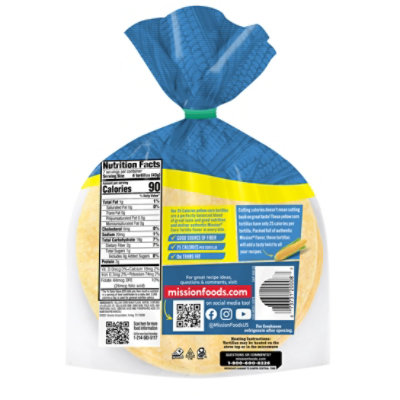 Mission 25 Calories Yellow Corn Tortillas - 30 Count - Image 2
