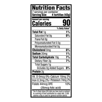 Mission 25 Calories Yellow Corn Tortillas - 30 Count - Image 3