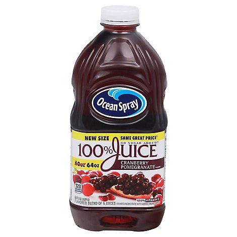 Ocean Spray Cranberry Pomegranate 100% Juice - 64 FZ
