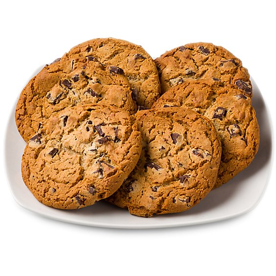 Cookies Choc Chunk Jumbo 6ct - EA