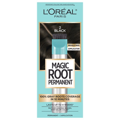 L'Oreal Paris Magic Root Rescue 10 Minute Root Hair Coloring Kit 2 Black Kit - Each