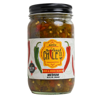 Salsa Chile Blend Hatch Red & Green Med - 16 OZ