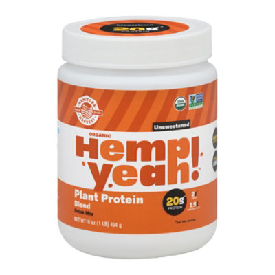 Manitoba Hrvst Protein Pwdr Plnt Unswtn - 16 OZ - Image 1