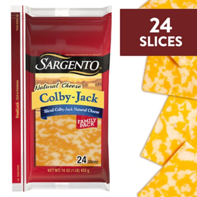 Sargento Colby Jack Sliced - 16 OZ