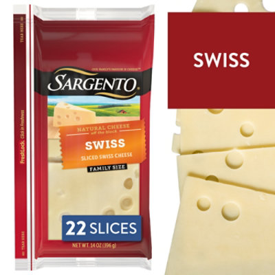 Sargento Swiss Natural Deli Style S - 14 OZ