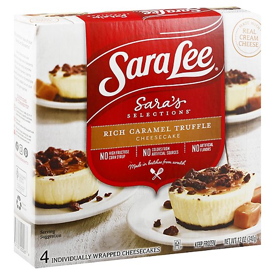 Sara Lee Rich Caramel Truffle Mini Cheesecake - 12 OZ
