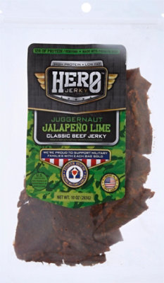 Hero Beef Jerky Jalapeno Lime - 10 OZ - Image 2