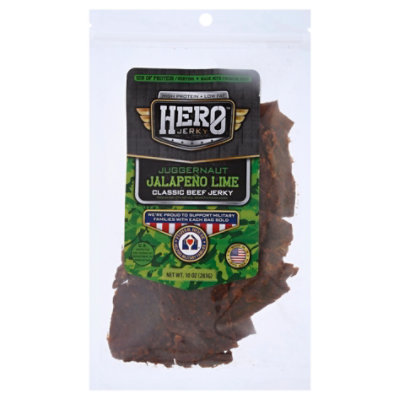 Hero Beef Jerky Jalapeno Lime - 10 OZ - Image 1