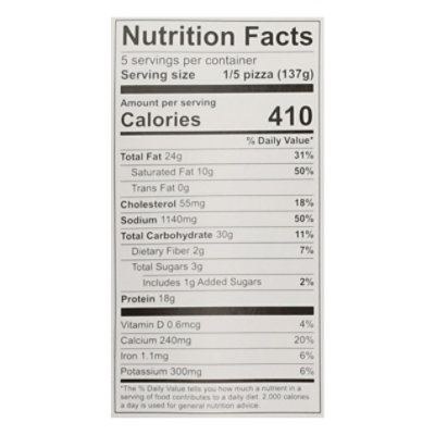 Rosatis Thin Crust Sausage And Pepperoni Pizza - 25.75 OZ - Image 3