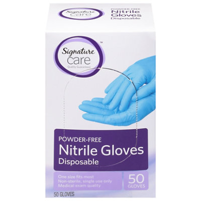 Signature Select/Care Nitrile Gloves - 50 CT - Image 4