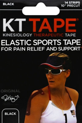 Kt Elastic Kinesiology Sports Tape Black - 14 CT