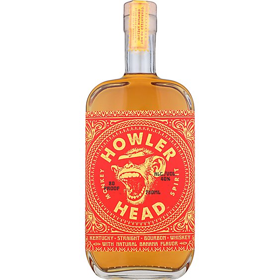 Howler Head Monkey Spirit Banana Flavored Whiskey - 750 Ml