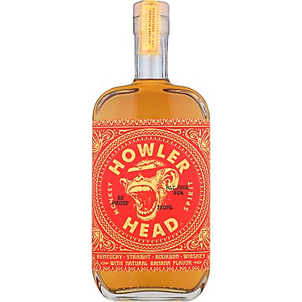 Howler Head Monkey Spirit Banana Flavored Whiskey - 750 Ml - Image 1