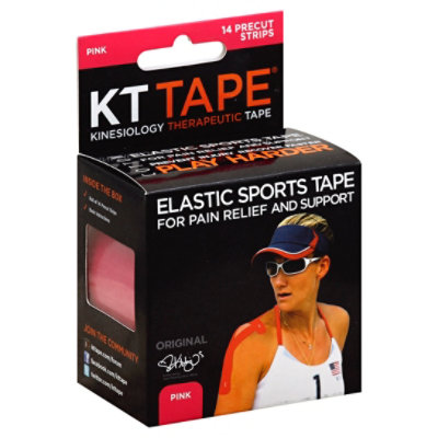 Kt Elastic Kinesiology Sports Tape Pink - 14 CT