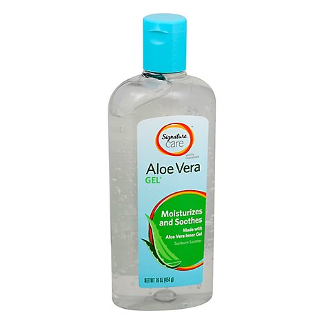 Signature Care Aloe Vera Clear Gel - 16 OZ