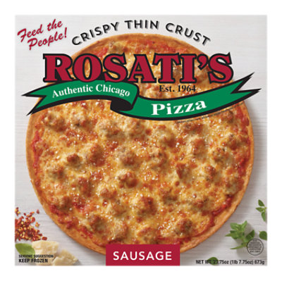 Rosatis Thin Crust Sausage Pizza - 23.75 OZ - Image 1