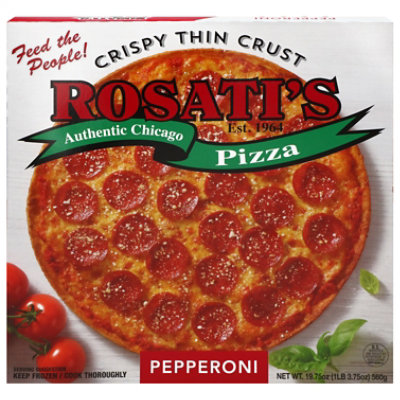 Rosatis Thin Crust Pepperoni Pizza - 20.75 OZ - Image 1