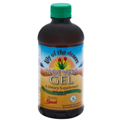 Lily Of The Desert Aloe Vera Gel Whole Leaf - 32 FZ