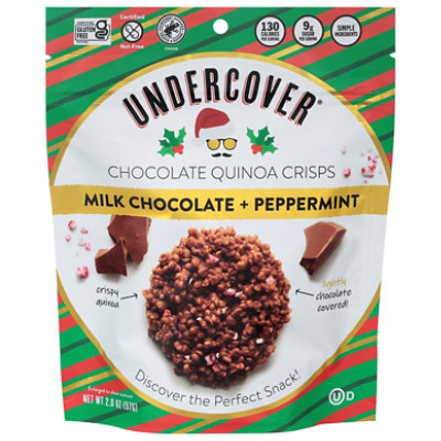 Undercover Milk Chocolate + Peppermint Quinoa Crisps - 2 Oz - Image 3