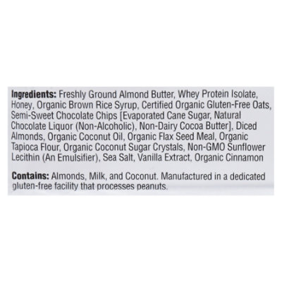 G2G Protein Bar Almond Chocolate Chip - 2.47 OZ - Image 4