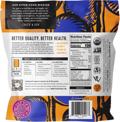 Pitaya Plus Smoothie Acai & Guarana - 14 OZ - Image 5
