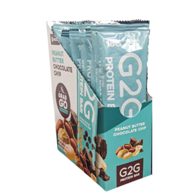 G2G Peanut Butter Chocolate Chip Protein Bar - 2.47 Oz - Image 7