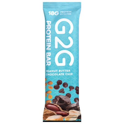 G2g Protein Bar Peanut Butter Choc Chip - 2.47 OZ
