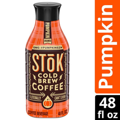 SToK Pumpkin Creamed Cold Brew Coffee - 48 Count - Image 1
