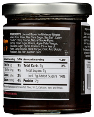 TBJ Gourmet Jam Bacon Black Pepper - 9 OZ - Image 2