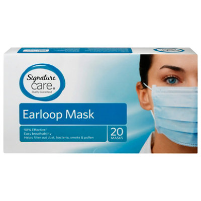 Signature Select/Care First Aid Ear Loop Masks - 20 Count - Image 4