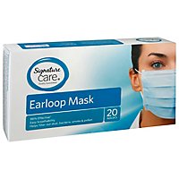 Signature Care First Aid Ear Loop Masks - 20 Count - Image 1
