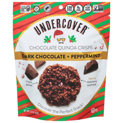 Undercover Dark Chocolate + Peppermint Quinoa Crisps - 2 Oz - Image 3