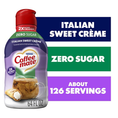 Coffee mate Sugar Free Italian Sweet Creme Coffee Creamer - 64 Fl. Oz. - Image 1