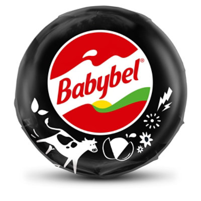 Mini Babybel White Cheddar Snack Cheese 12 Count - 8.4 Oz - Image 2