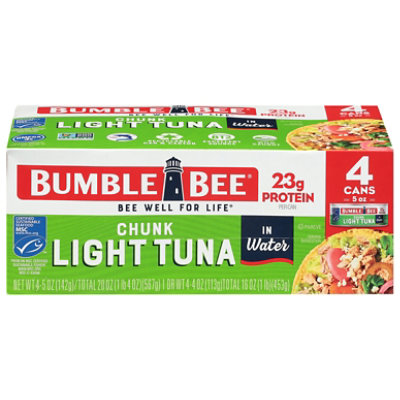 Bumble Bee Chunk Light Tuna In Water - 20 Oz - Image 3