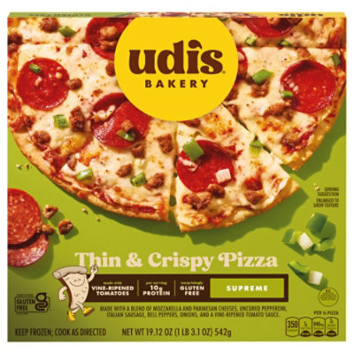Udis Pizza Supreme - 19.12 OZ - Image 1