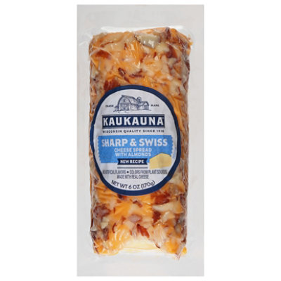 Kaukauna Sharp & Swiss Spreadable Cheese Log - 6 Oz - Image 3