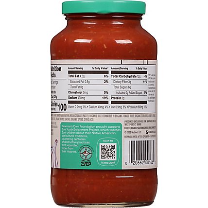 Newmans Own Organics Olive Oil Basil And Garlic Pasta Sauce - 23.5 OZ - Image 6