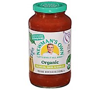Newmans Own Organics Olive Oil Basil And Garlic Pasta Sauce - 23.5 OZ