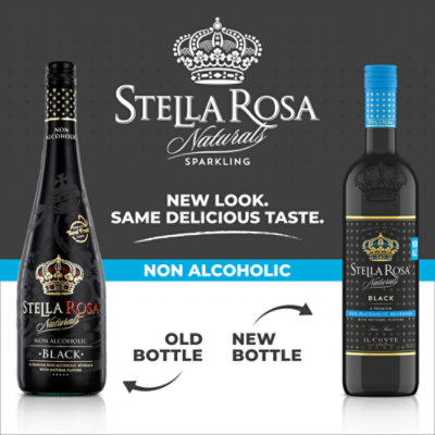 Stella Rosa Natural Black Non Alcoholic Wine - 750 Ml - Image 3