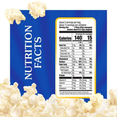 Act II Light Butter Microwave Popcorn - 6-2.75 Oz - Image 3